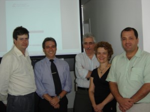 Diretores da ATTEST e consultores da Fumsoft 